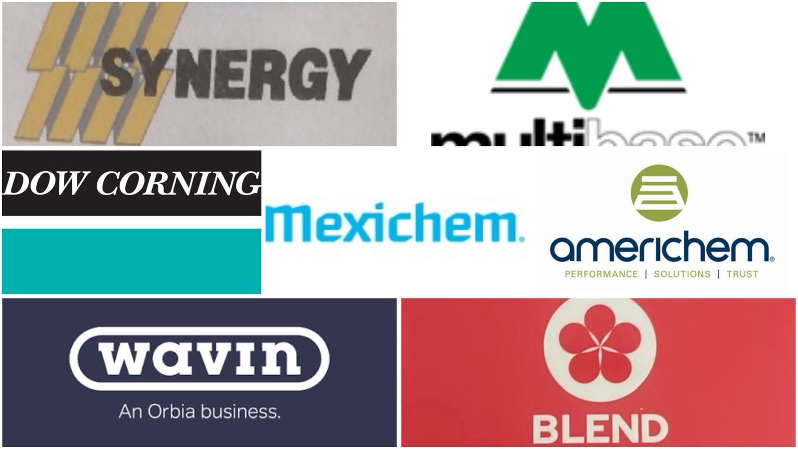 Companies Krishna Joshi has worked with across the polymer industry